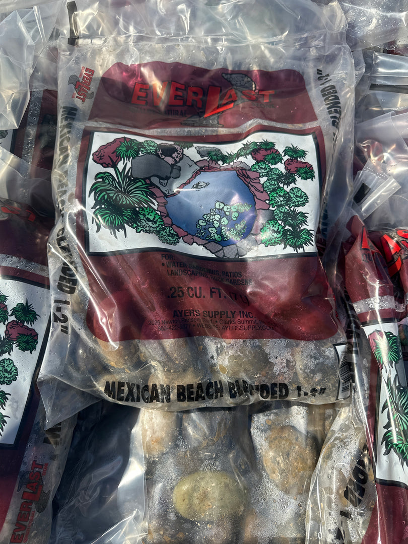 Bagged Stone, Mexican Beach Blend 1"-2"