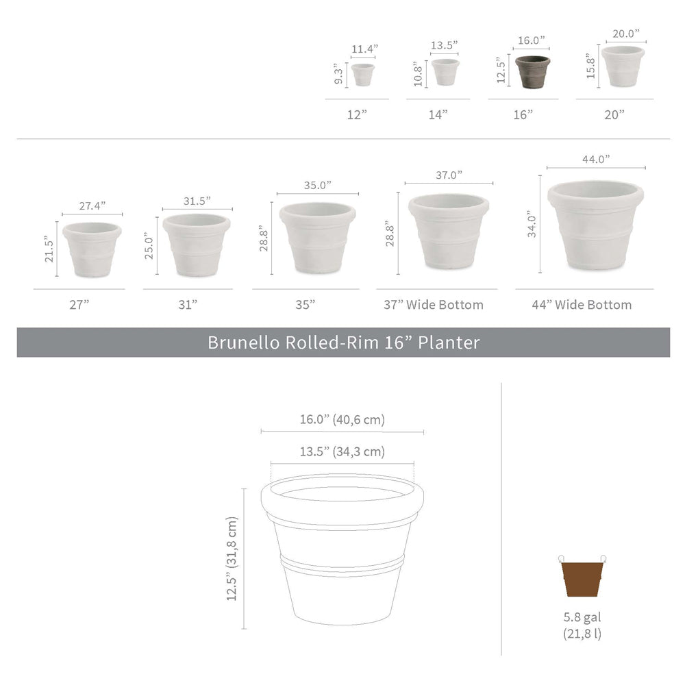 Brunello 16'' Parchment