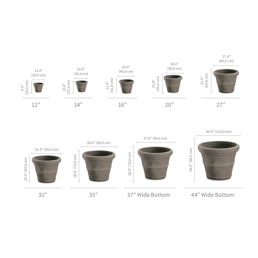potted plants indoor ZZ Plant - Large (2-3' tall) Cement Grey Planter main image 0