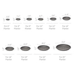 Load image into Gallery viewer, Emma Saucer 22"/25" Black