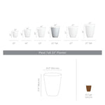 Load image into Gallery viewer, Pleat 23" Tall, Alpine White