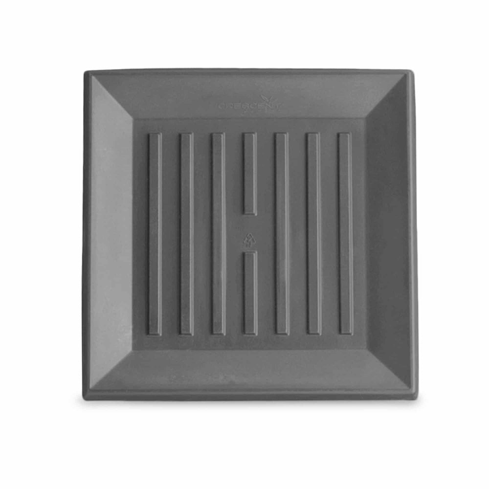 13 plant saucer Saucer 13" Square, Slate – Greenwood Creek Nursery