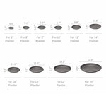 Load image into Gallery viewer, Emma Saucer 9.5"/12" Charcoal