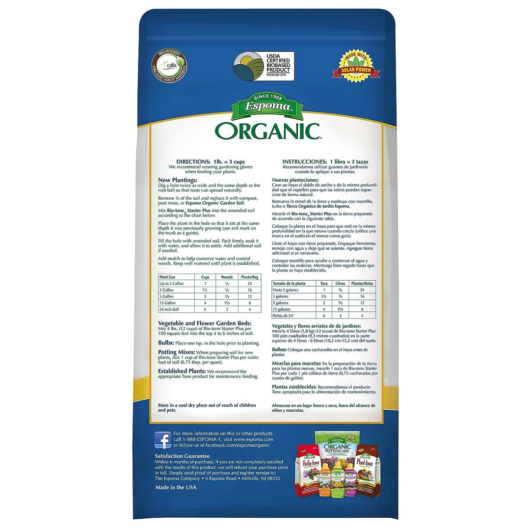 Espoma BioTone Starter+ 4 lb