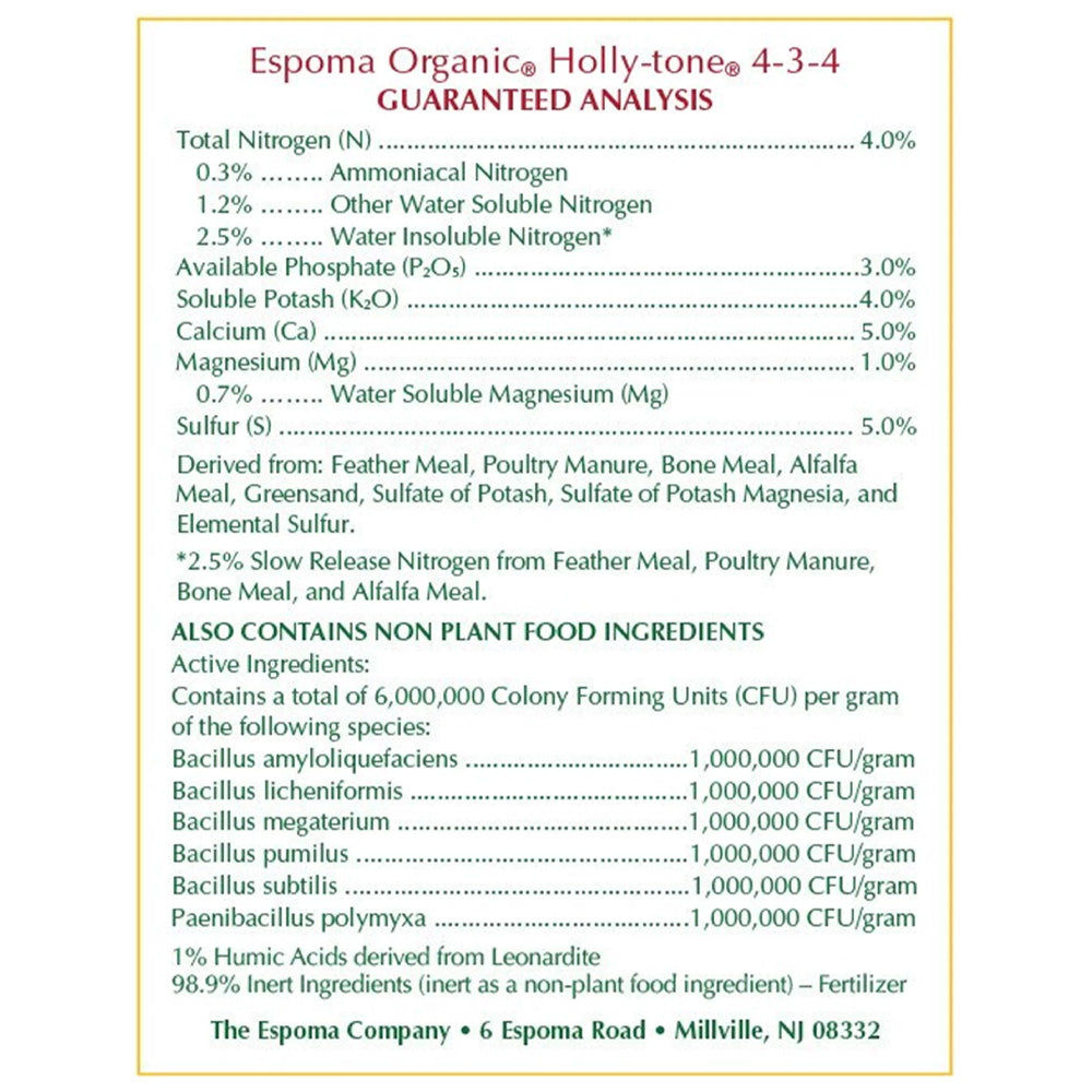 Espoma Holly Tone 4 lb