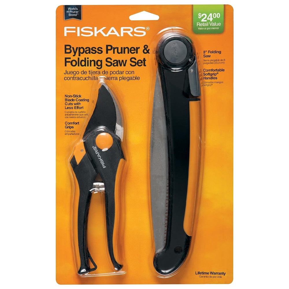 Fiskars® Folding Saw and Pruner Set
