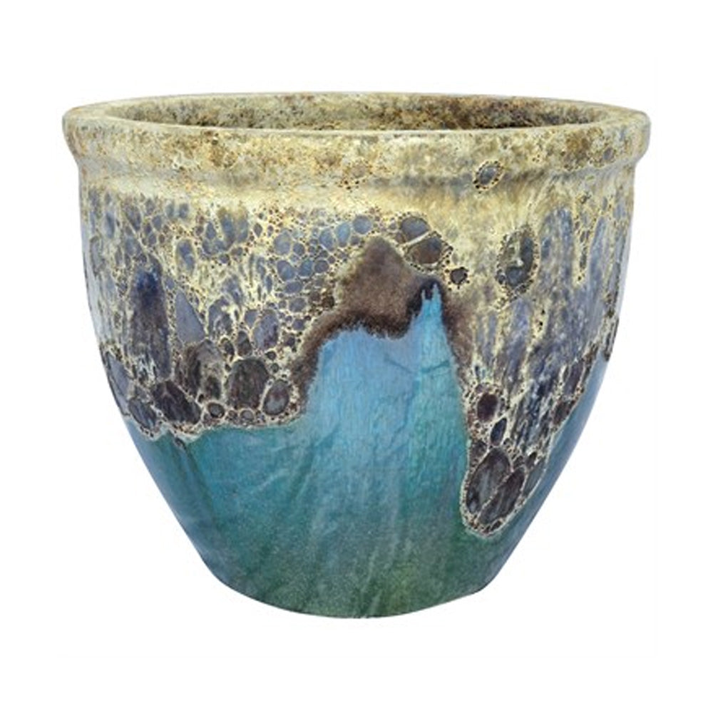 Flat Rim Volcanic 16" Milky Blue