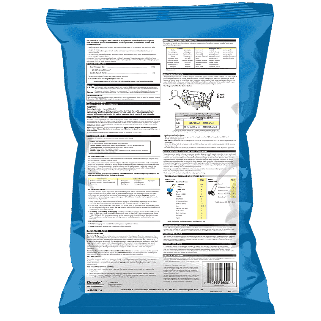 Jonathan Green® Veri-Green Crabgrass Preventer plus Lawn
