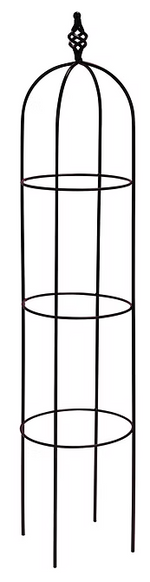 Load image into Gallery viewer, Obelisk, AGW Spiral Twist Black 54"