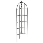 Load image into Gallery viewer, Obelisk, Panacea 64" Modern Farmhouse Fold 3-Panel Black