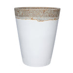 Load image into Gallery viewer, Tall Smooth Volcanic 19" White