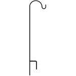 Load image into Gallery viewer, Shepherd&#39;s Hook, 65&quot; Single Hook Black
