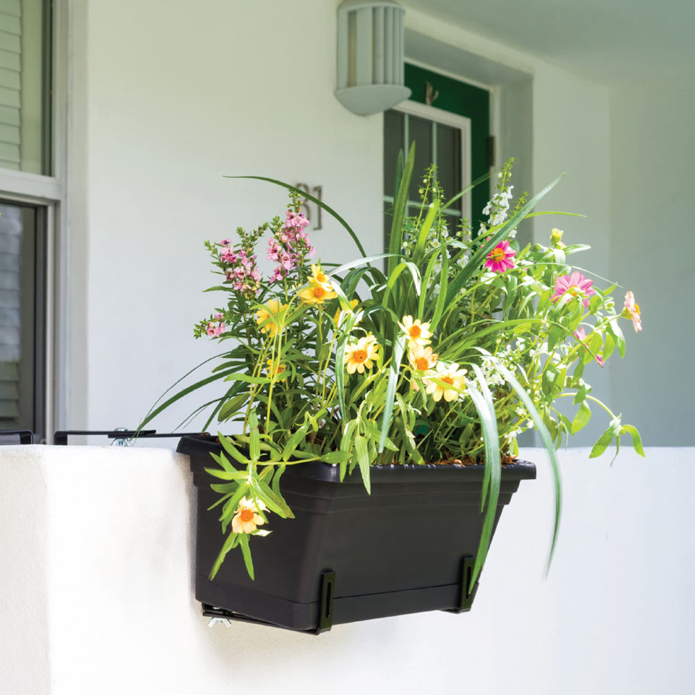 rail pots for plants Adjustable Bracket for Rail Planters – Greenwood Creek Nursery
