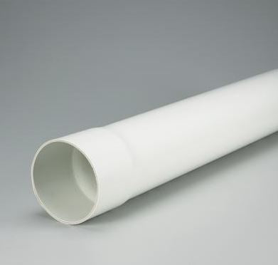 PVC S/D Solid Pipe 4"x10'