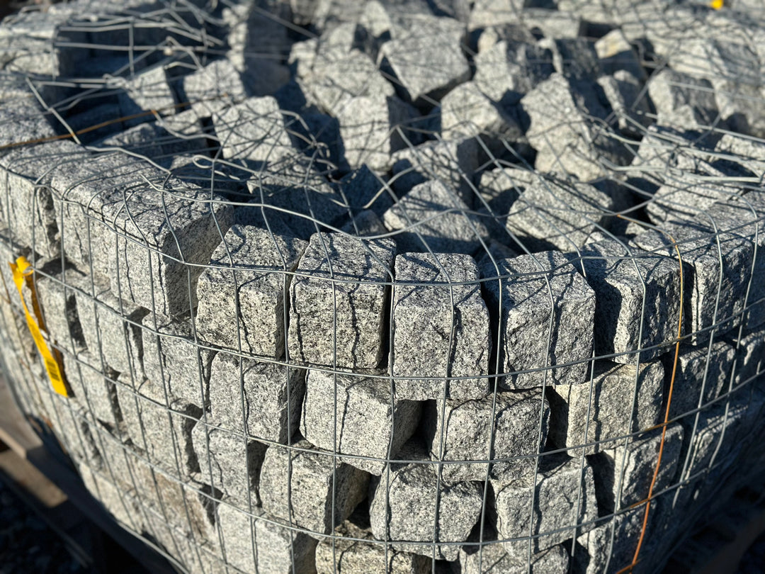 Belgium Block, Grey-4"x4"x4"