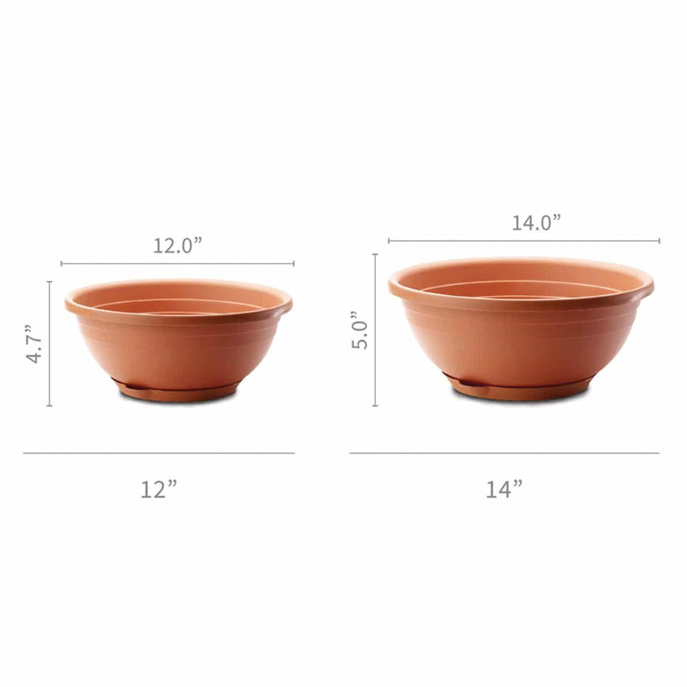 Emma 14" Hanging Bowl Charcoal