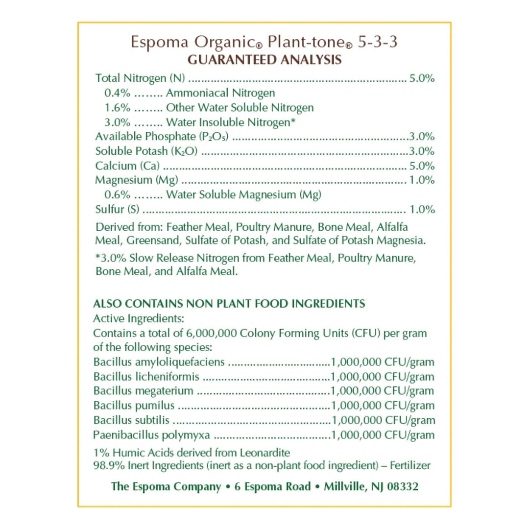 Espoma Plant Tone 4 lb