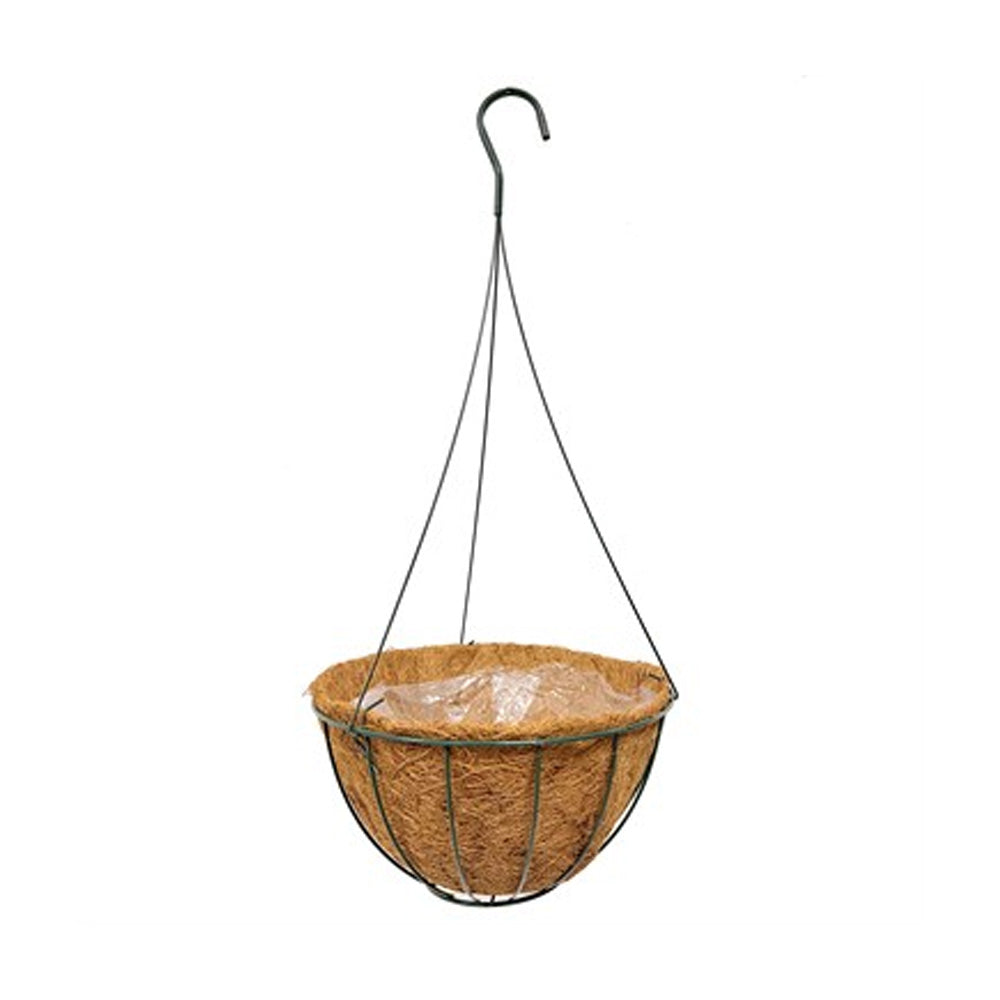 Hanging 12" Wire Basket w/coco