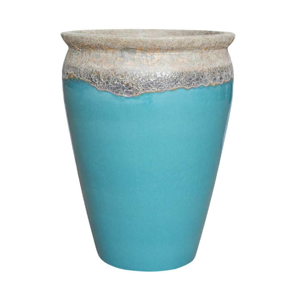 Tall Wide Mouth Jar Volcanic 21.3" Ultra Marine