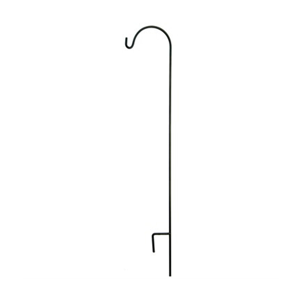 Shepherd's Hook, 90" Single Hook, Black