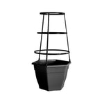 Load image into Gallery viewer, Veggie Pot with Cage Black
